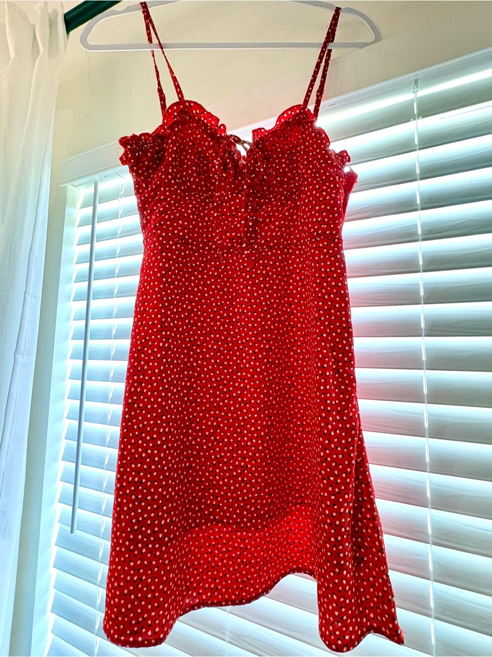 Princess Polly Red Floral Dress - Women Summer Dress Size 2